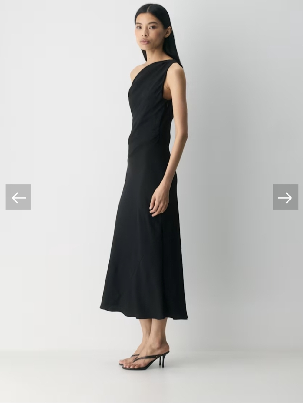 Aritzia Klea Dress One Shoulder Xs $148 - Picture 3 of 7